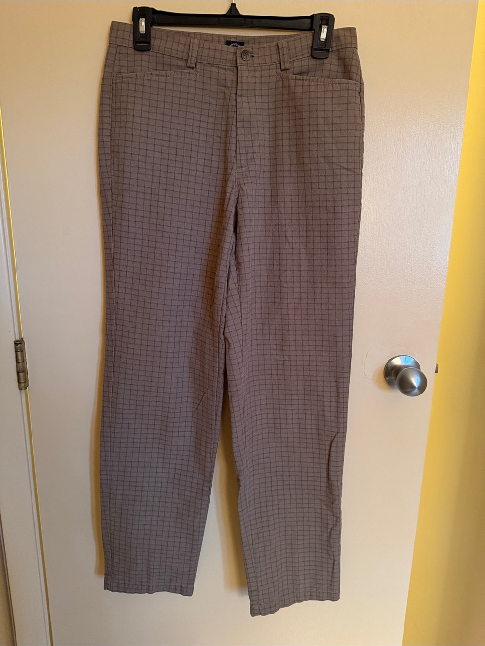 Vintage Women’s Dockers Brown Windowpane Dress Pants